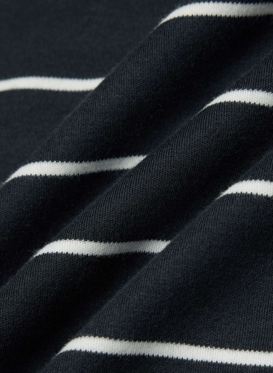 t-shirt pegasus in cotone interlock dark navywhit