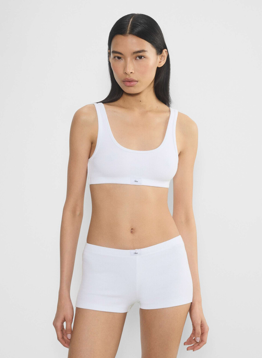 reggiseno a coste homestretch carefree heather chrome