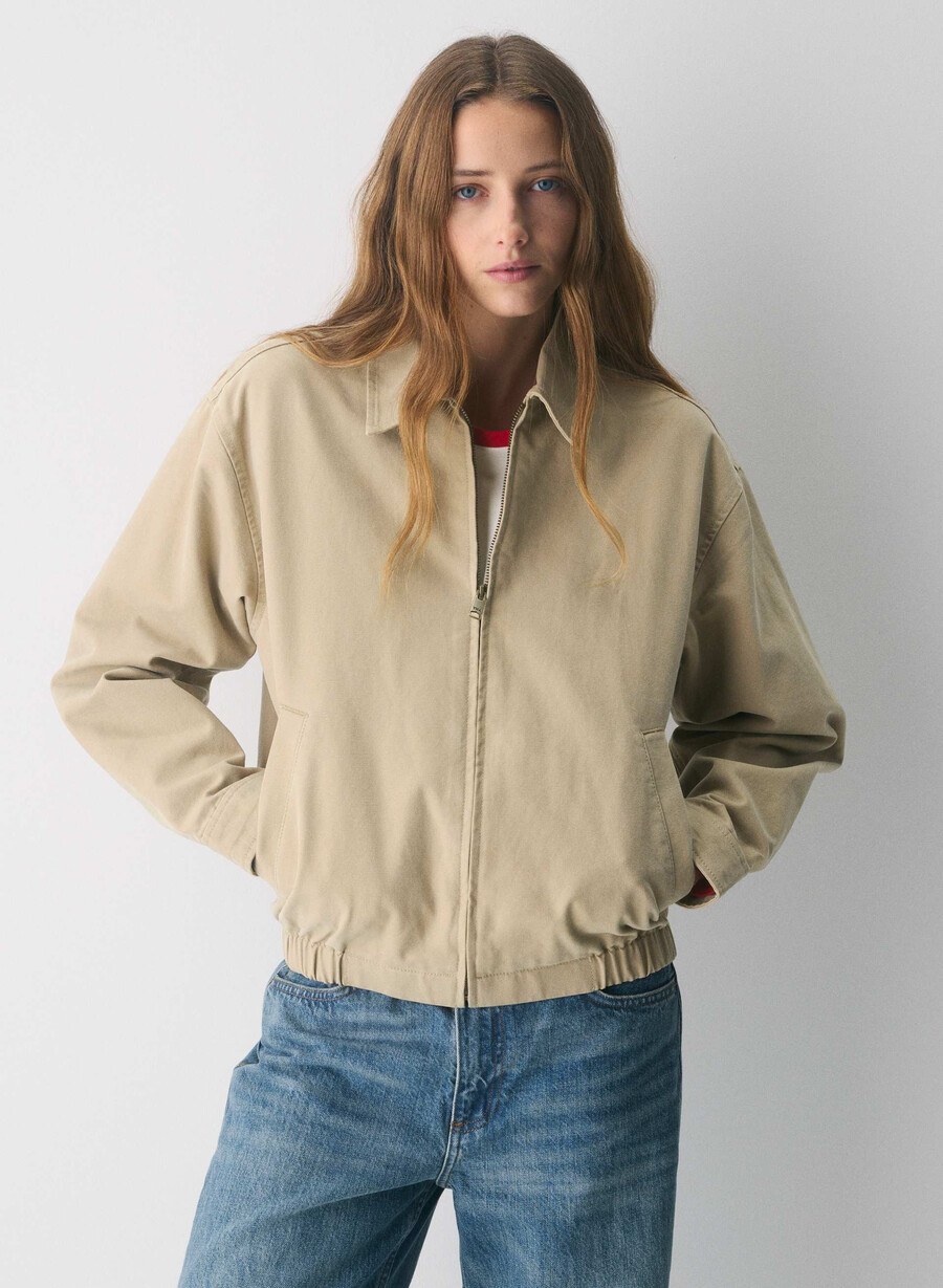giubbotto caddy blouson tan khaki