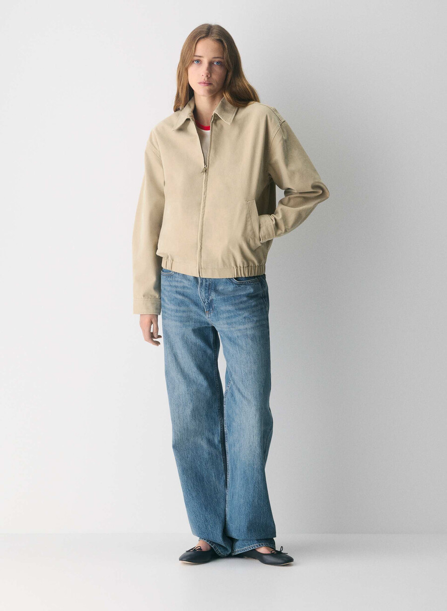 giubbotto caddy blouson tan khaki