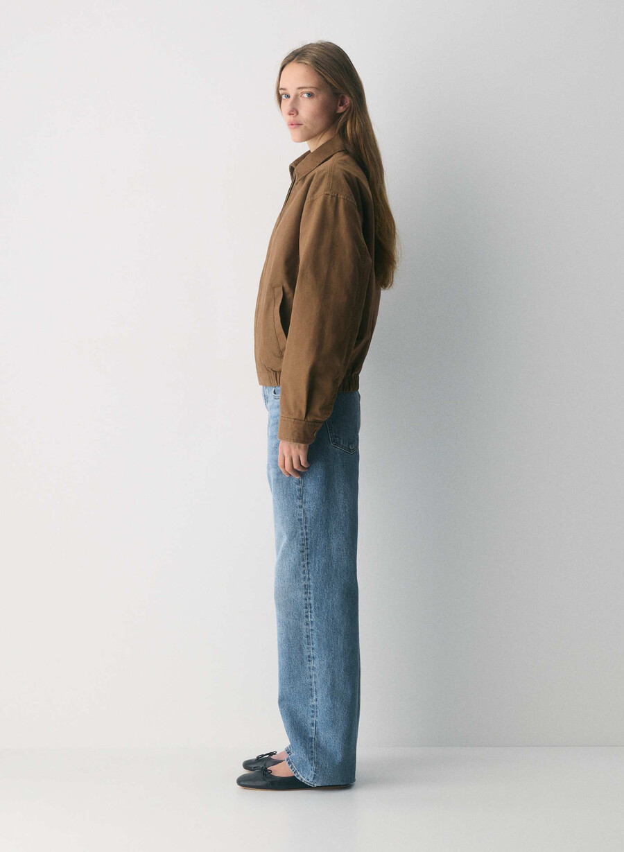 giacca caddie blouson cello brown