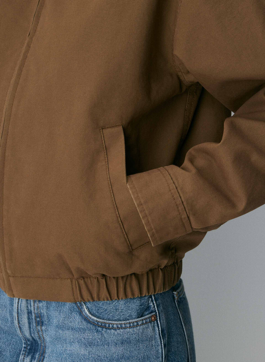 giacca caddie blouson cello brown