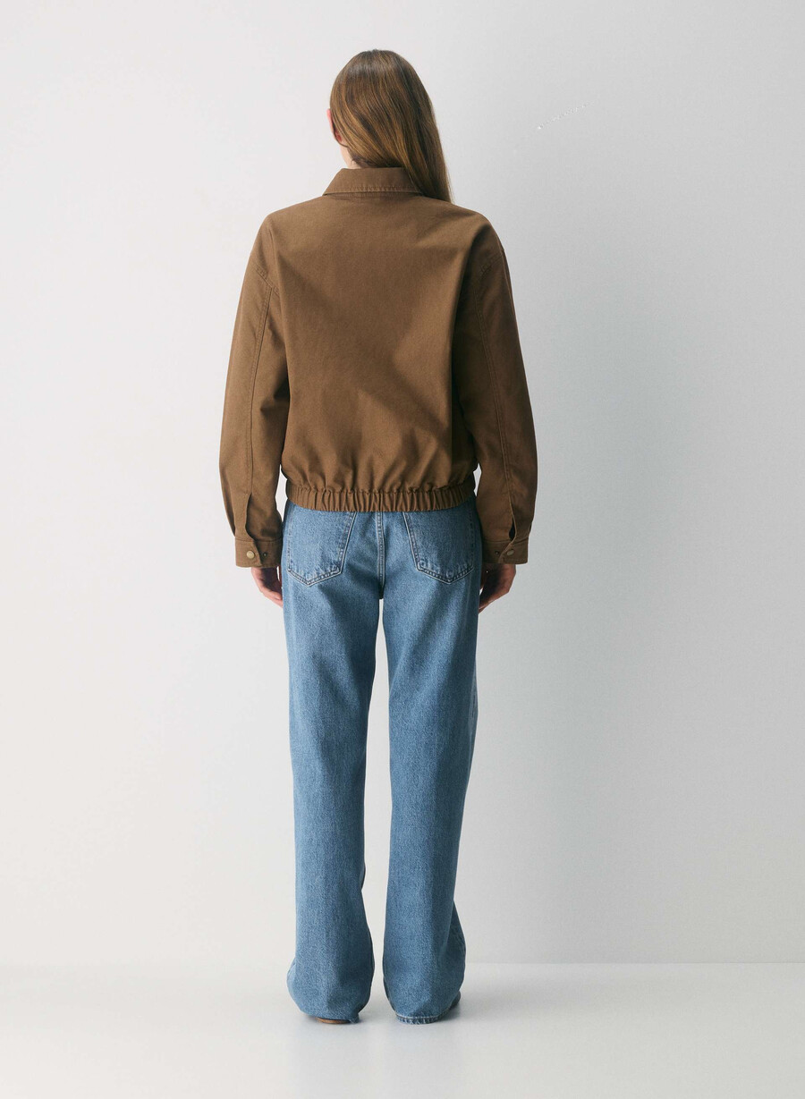 giacca caddie blouson cello brown