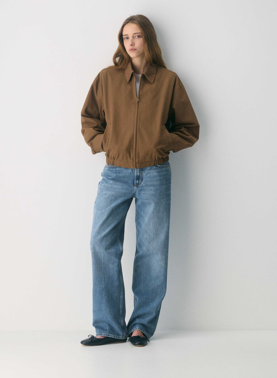 giacca caddie blouson cello brown