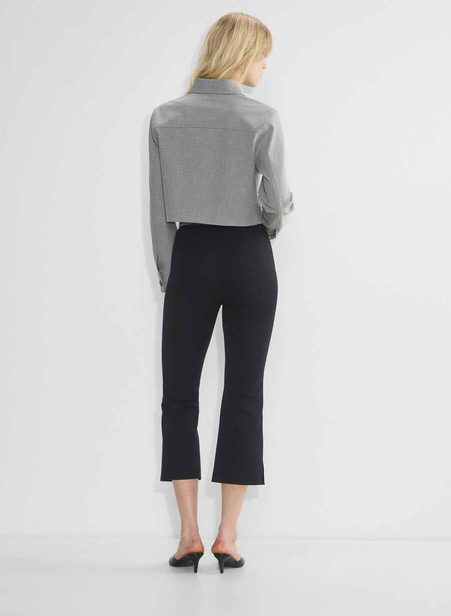 giacca corta piccola - ressential light heather dark grey