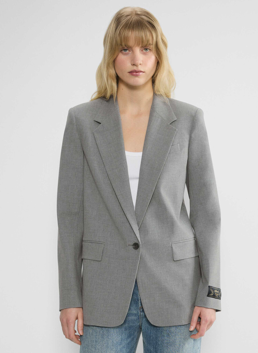 blazer di nuova generazione - ressential light heather dark grey