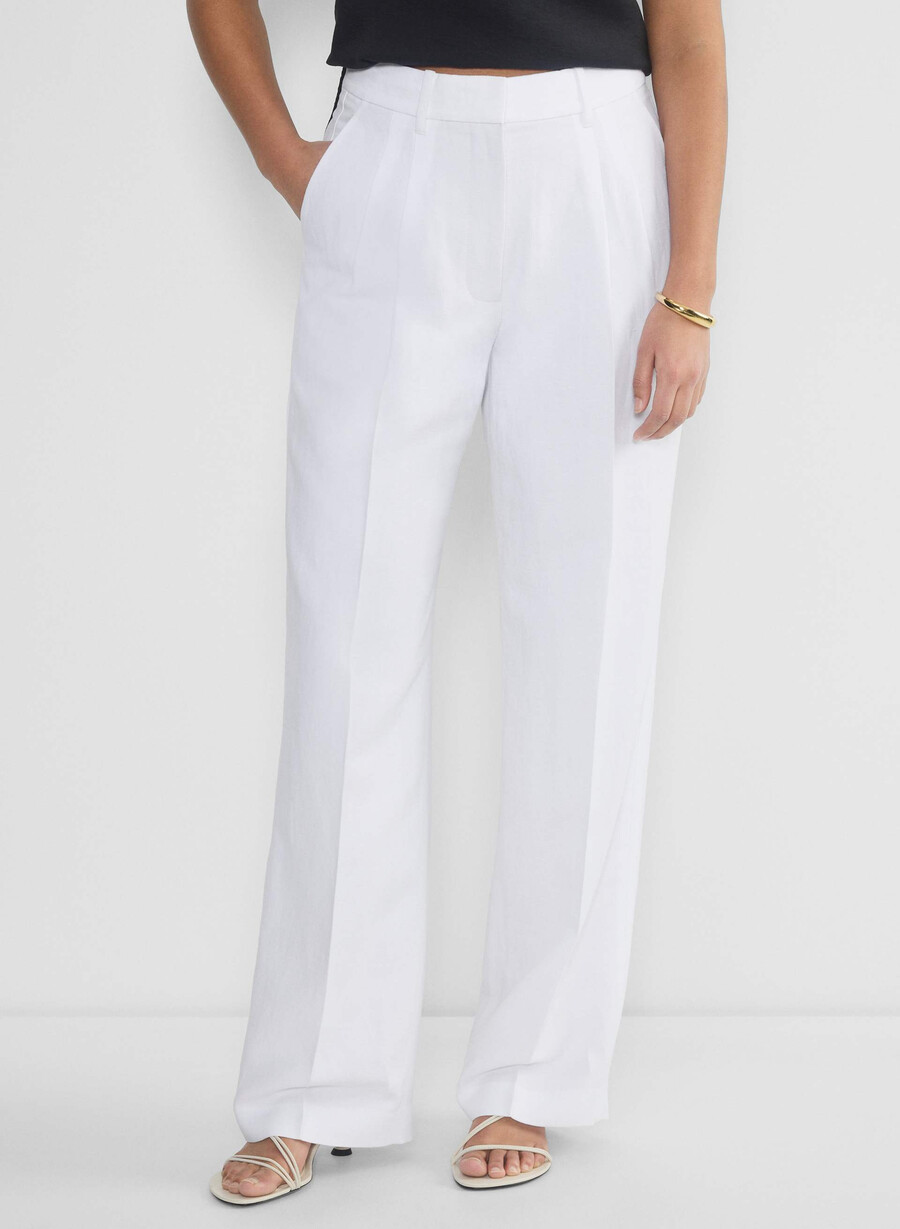 the effortless pant curve-fit - cruiselinen bianco