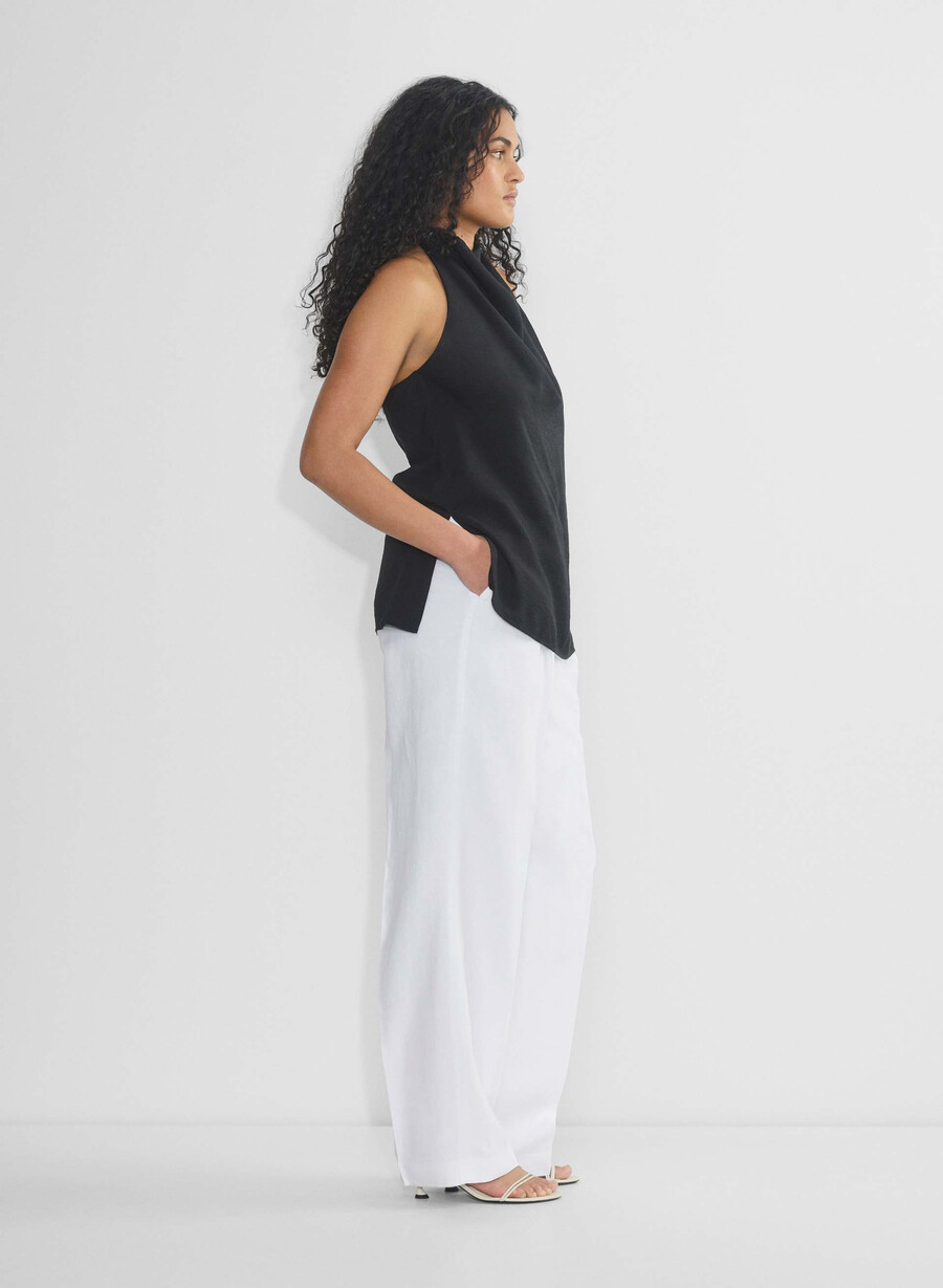 the effortless pant curve-fit - cruiselinen bianco