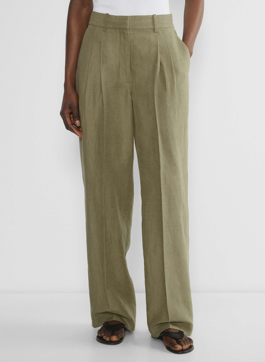 the effortless pant curve-fit - cruiselinen oliva secca