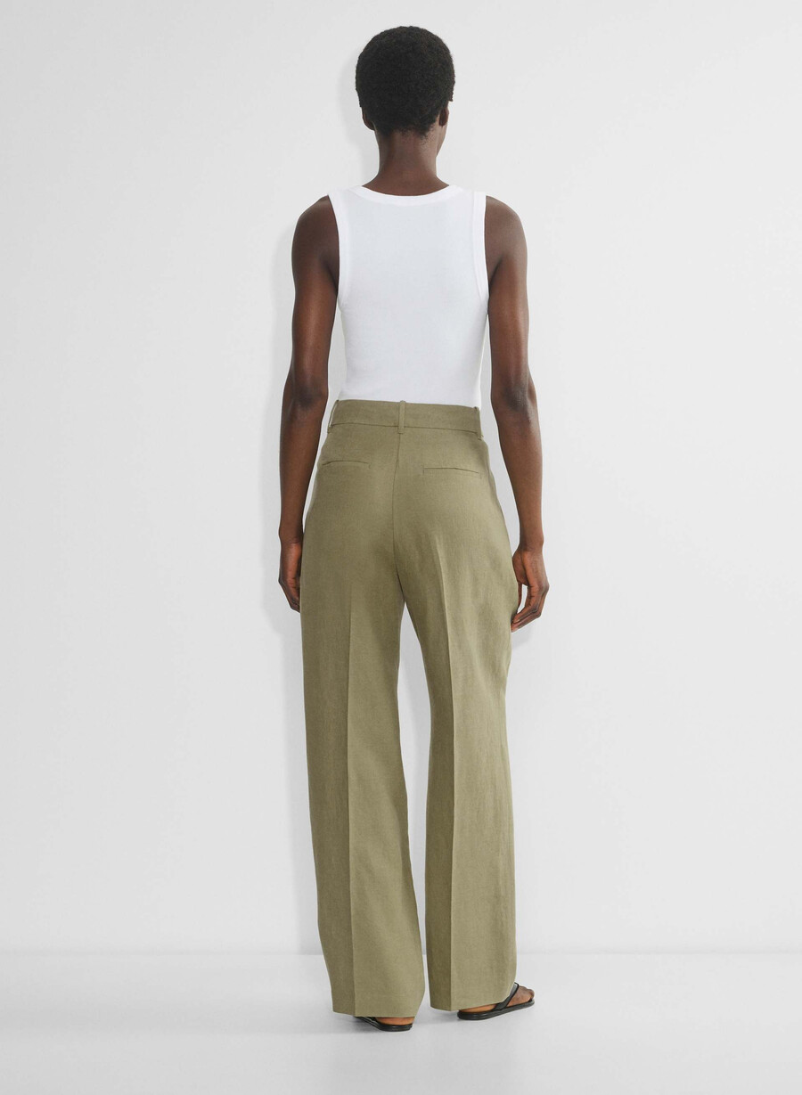 the effortless pant curve-fit - cruiselinen oliva secca