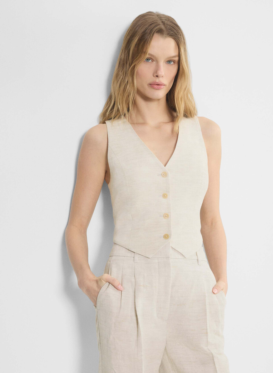 gilet cruiselinen pacino naturale ecru
