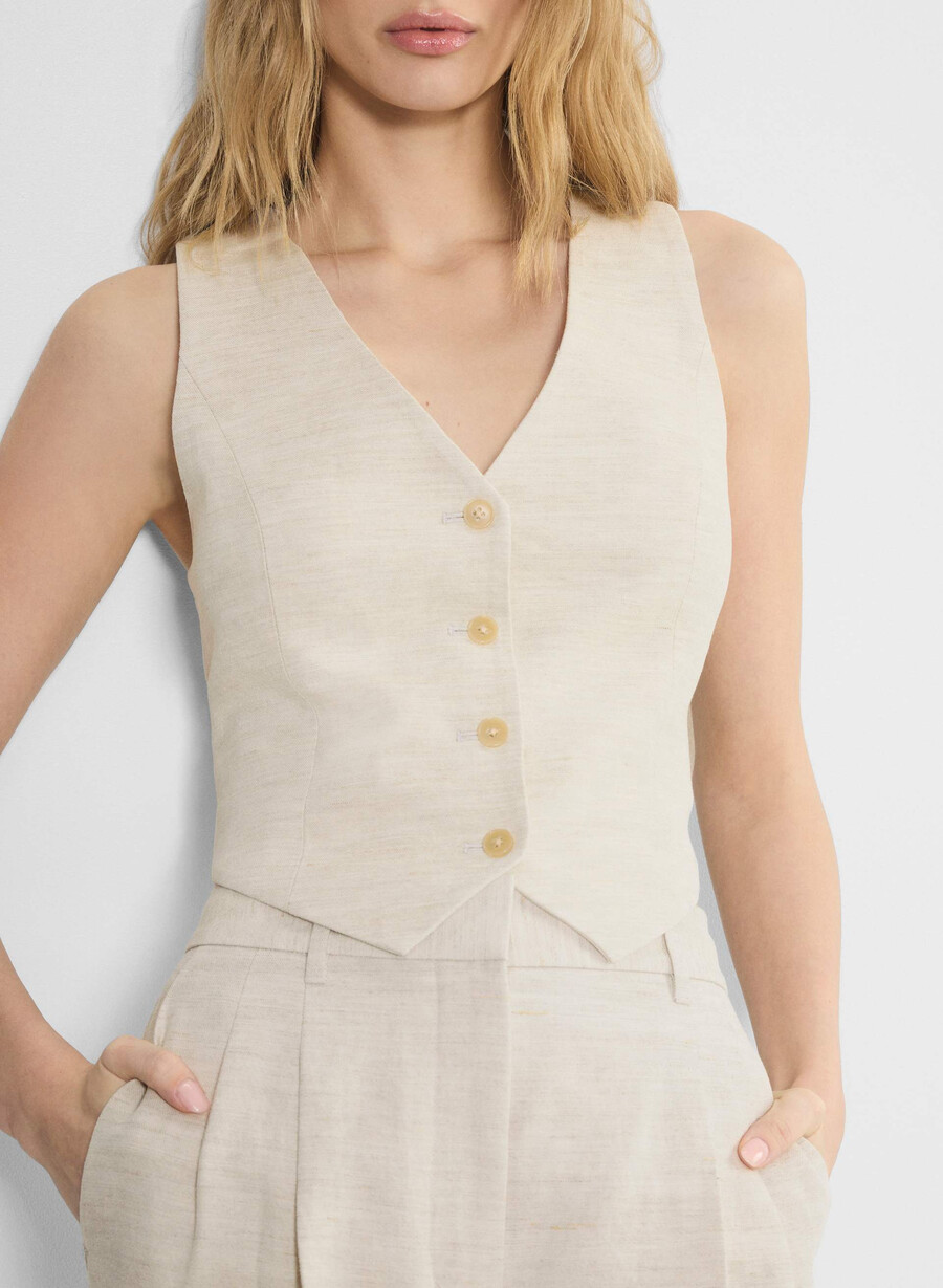 gilet cruiselinen pacino naturale ecru