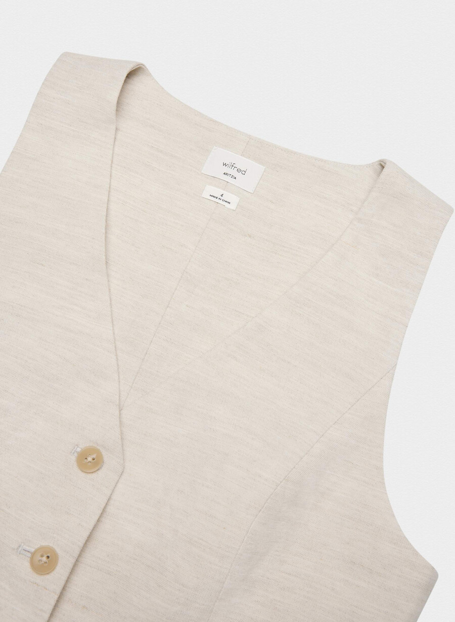 gilet cruiselinen pacino naturale ecru