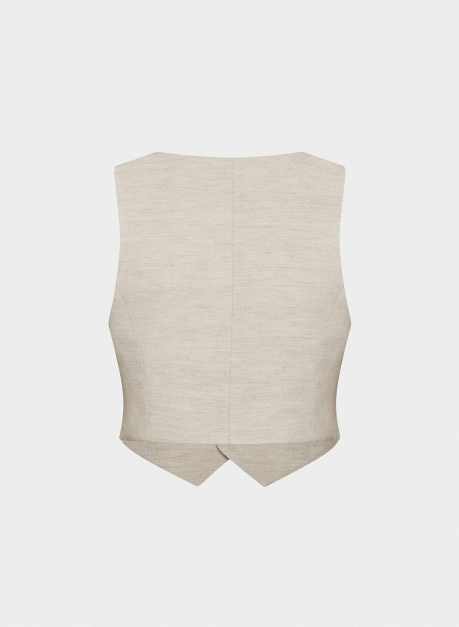gilet cruiselinen pacino naturale ecru