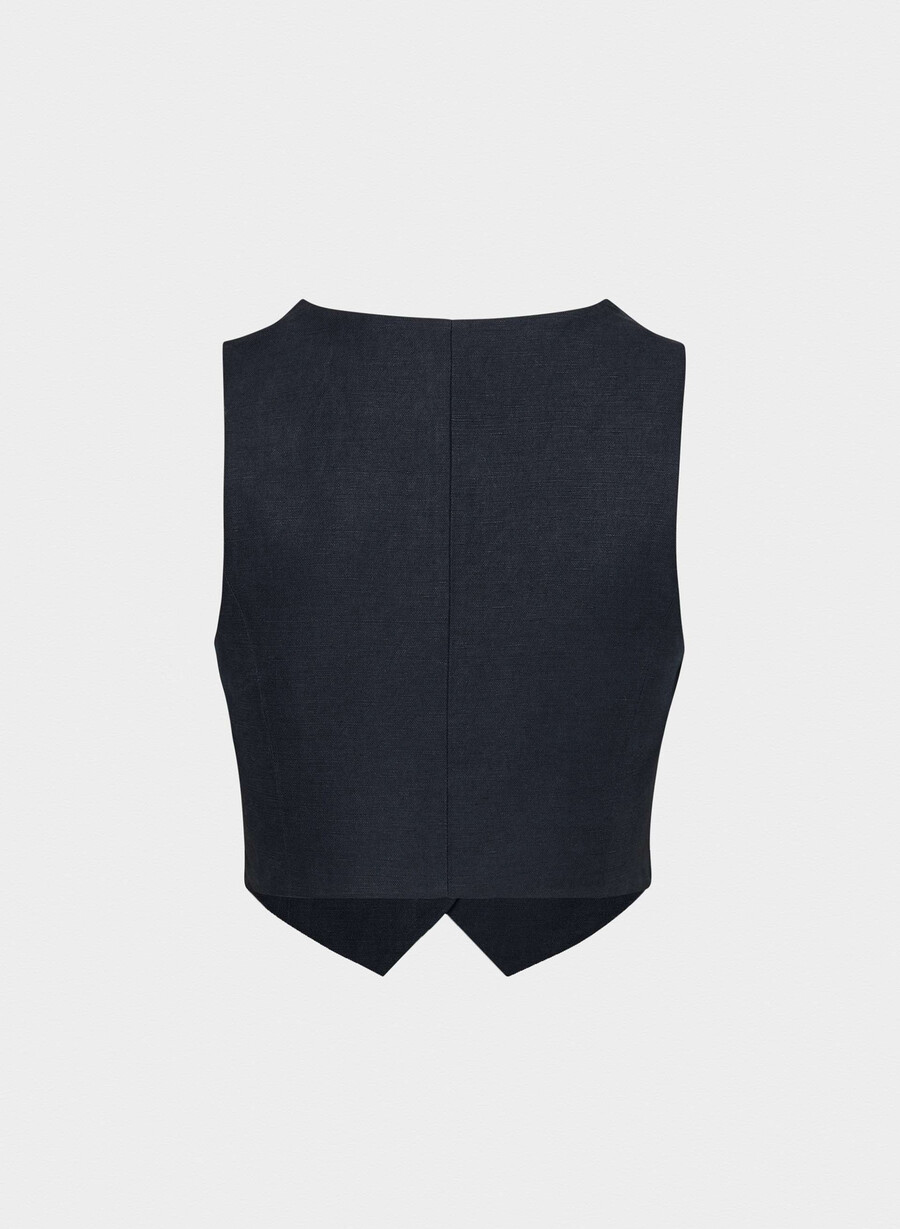 cruiselinen pacino vest dark navy