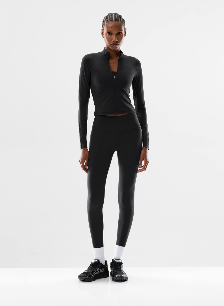 nuovo butter limit zip-up nero