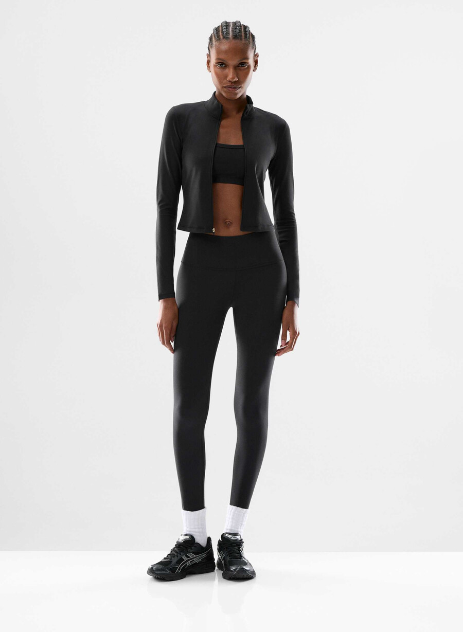 nuovo butter limit zip-up nero