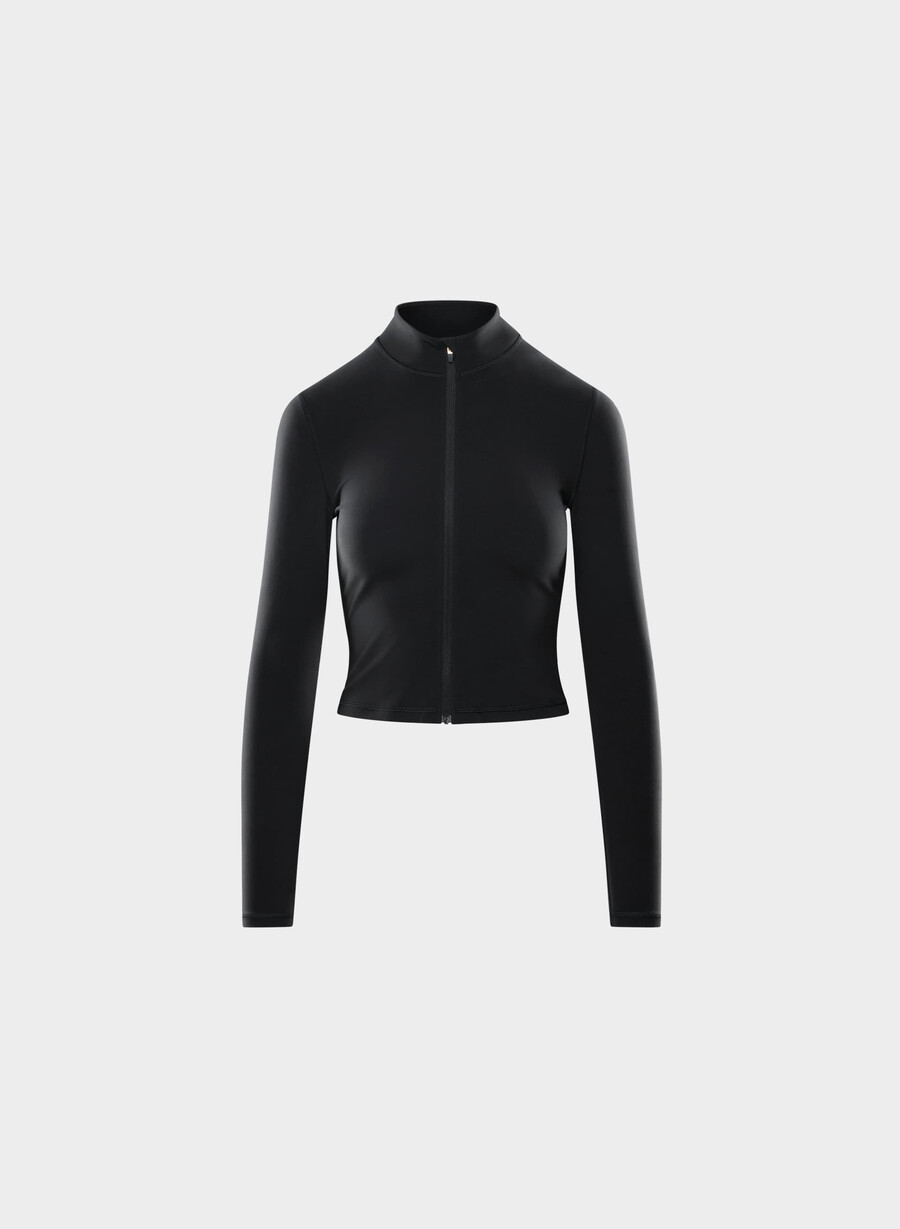 nuovo butter limit zip-up nero