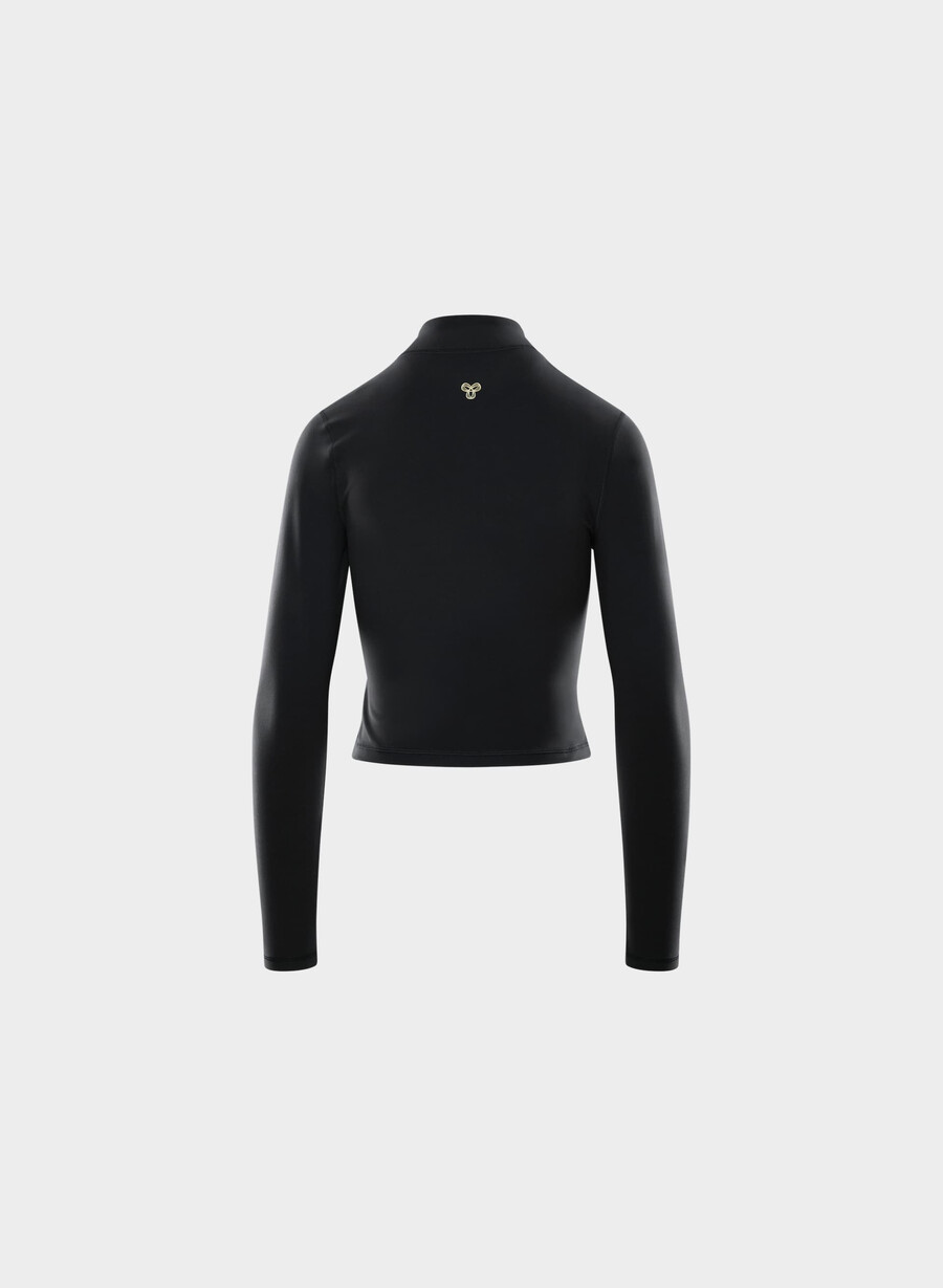 nuovo butter limit zip-up nero
