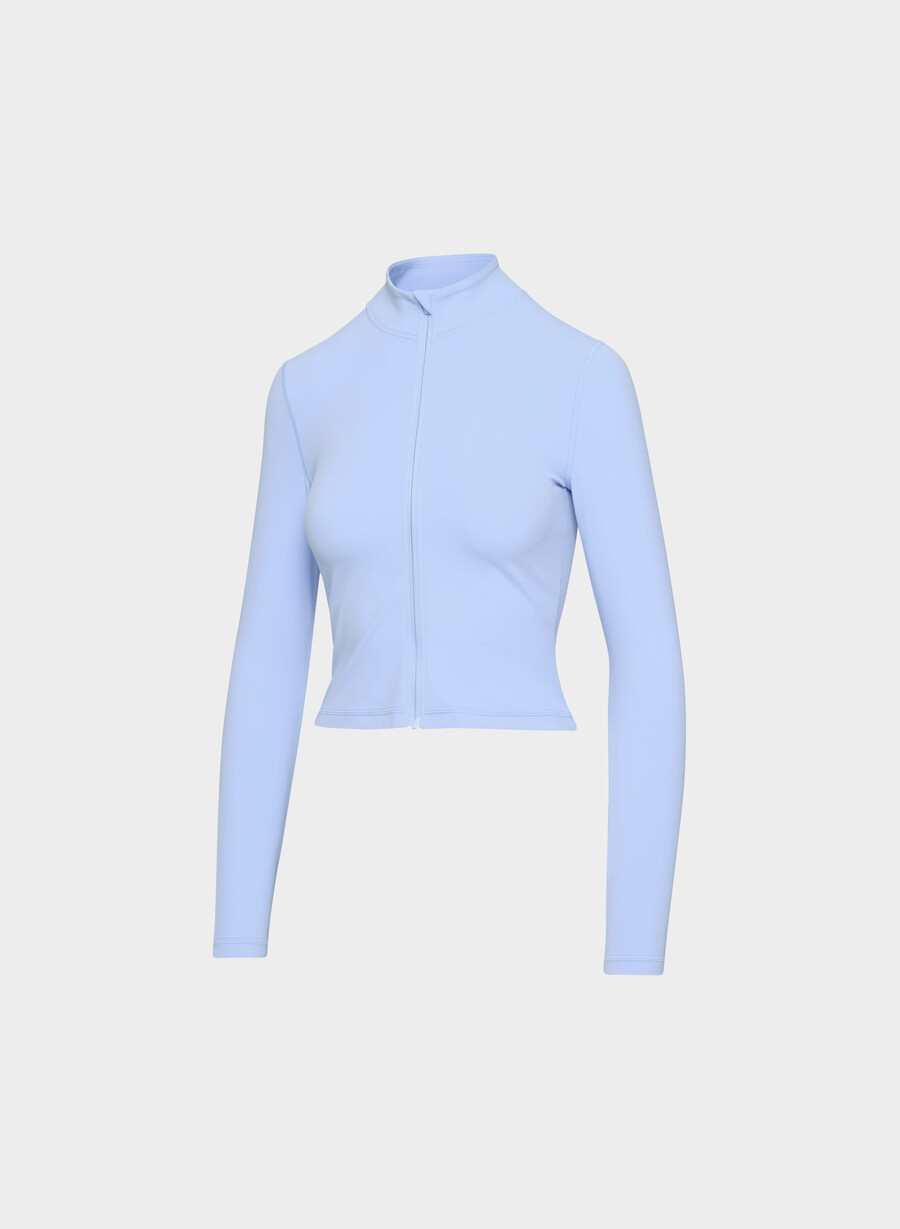 nuova butter limit zip-up dayflower blue