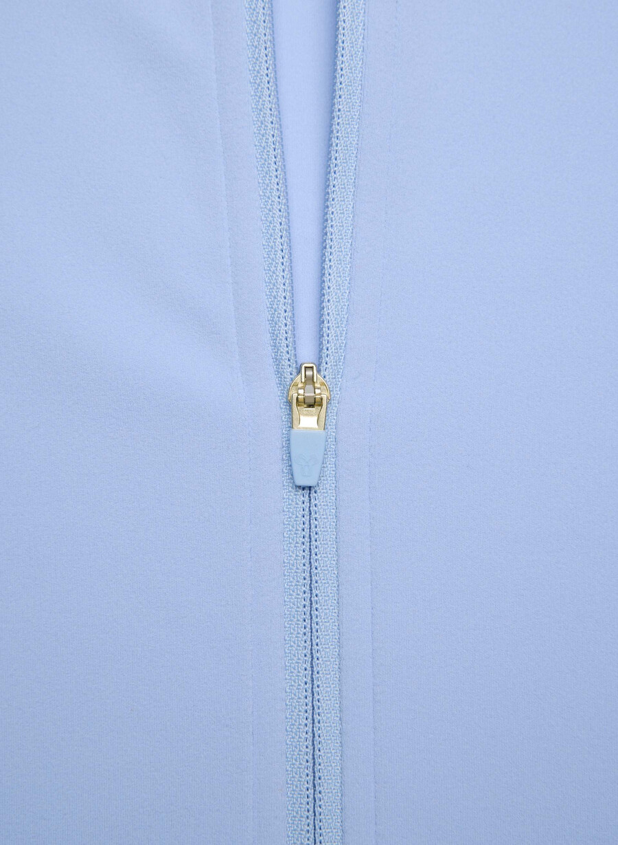 nuova butter limit zip-up dayflower blue