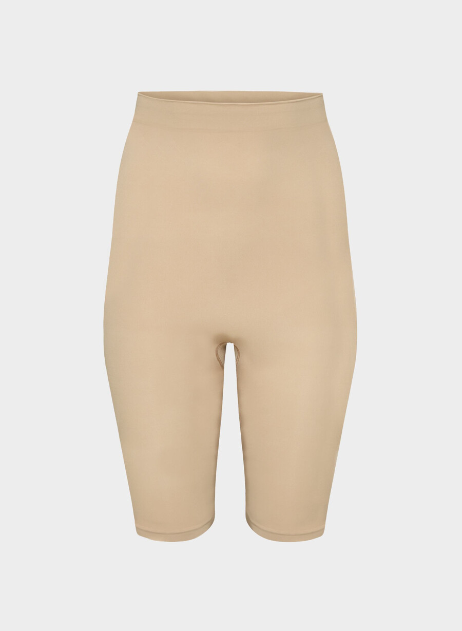 shapeenhance pantaloncini senza cuciture a vita alta soft tan