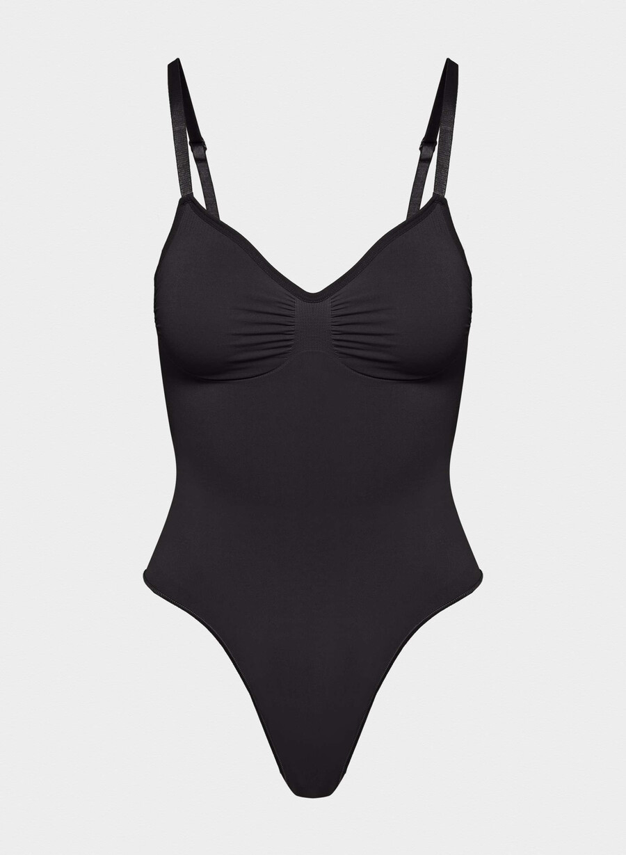 body perizoma con schiena bassa shapeenhance nero