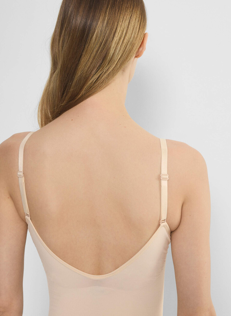body perizoma con schiena bassa shapeenhance sabbia