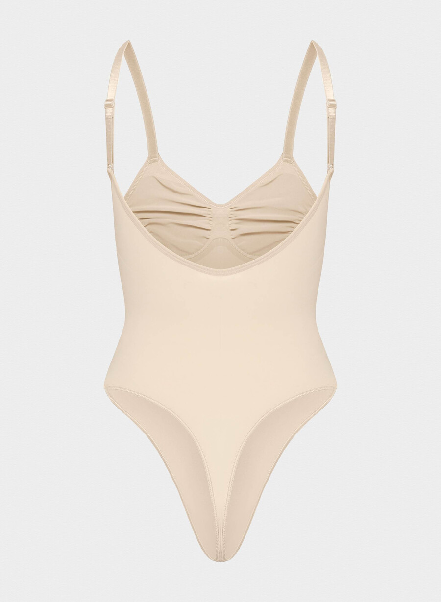 body perizoma con schiena bassa shapeenhance sabbia