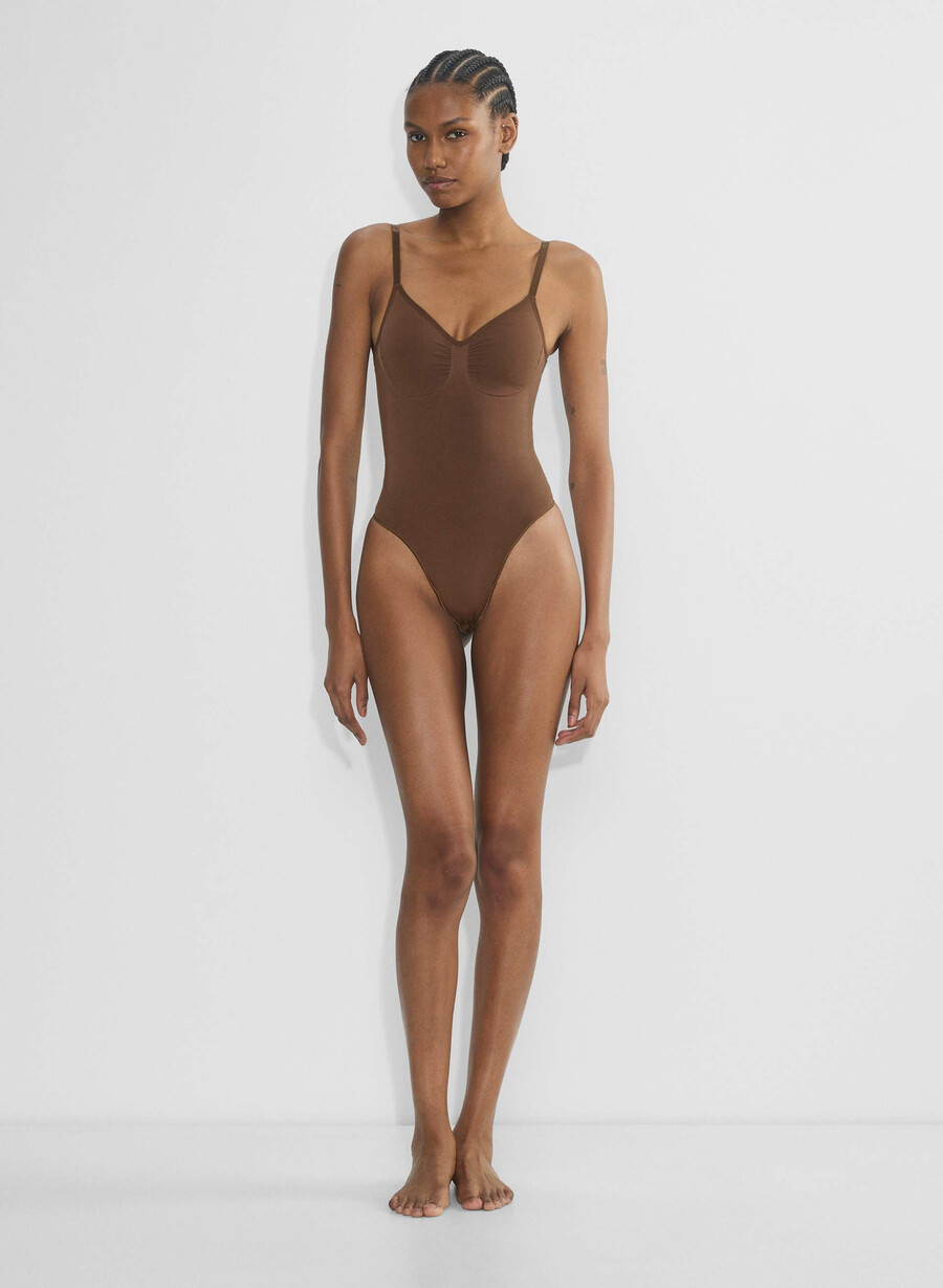 body perizoma con schiena bassa shapeenhance cocoa bean