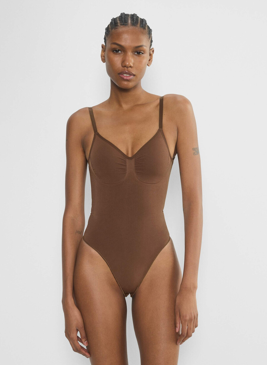 body perizoma con schiena bassa shapeenhance cocoa bean
