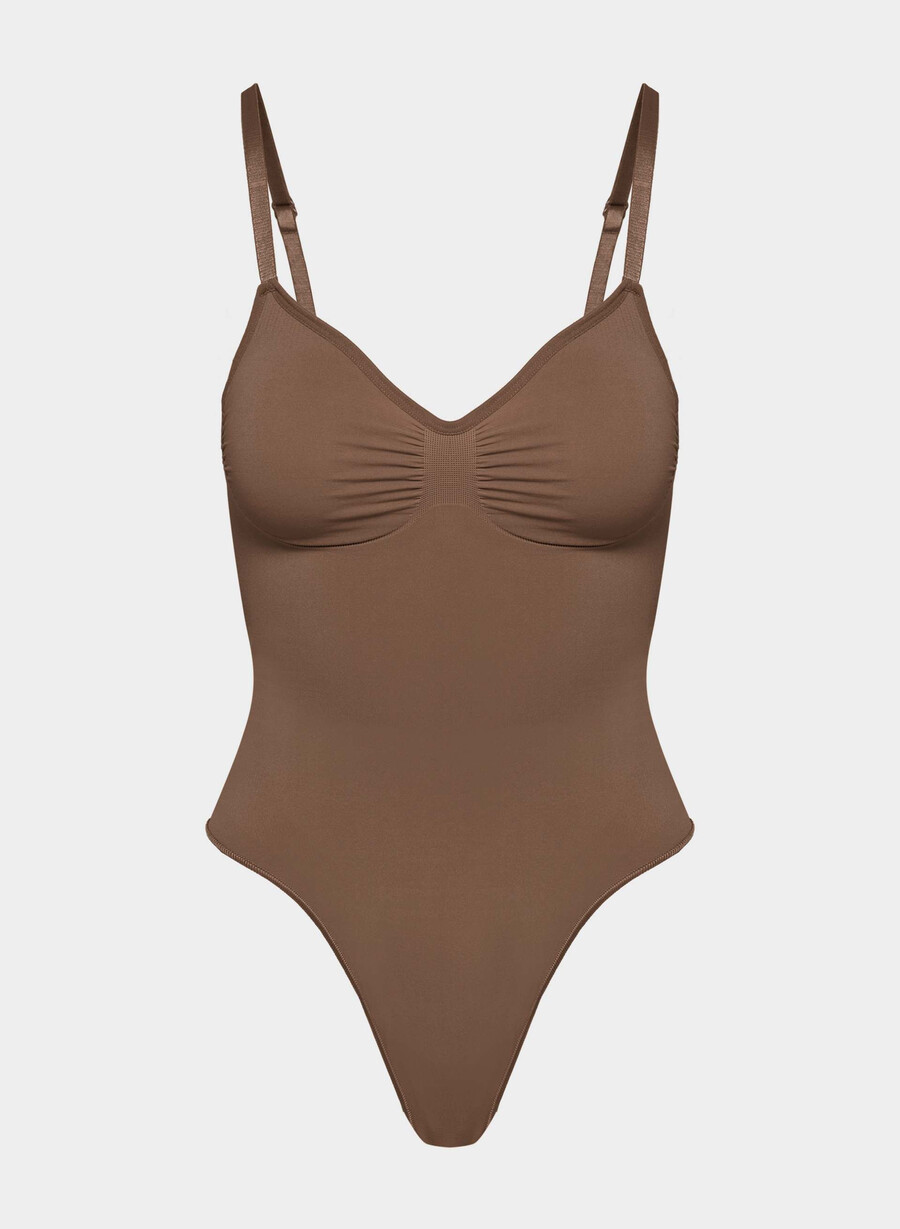 body perizoma con schiena bassa shapeenhance cocoa bean