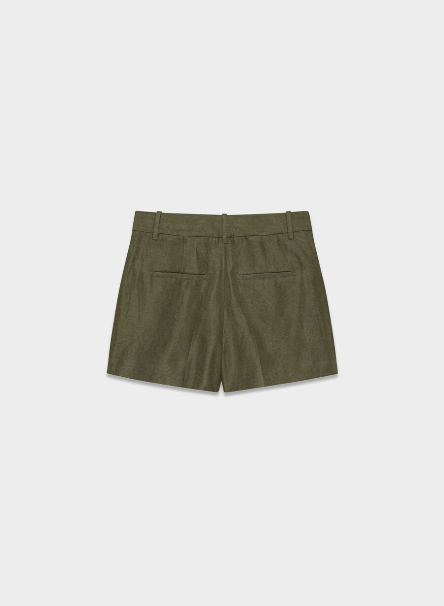 the effortless short mini - cruiselinen dark olive