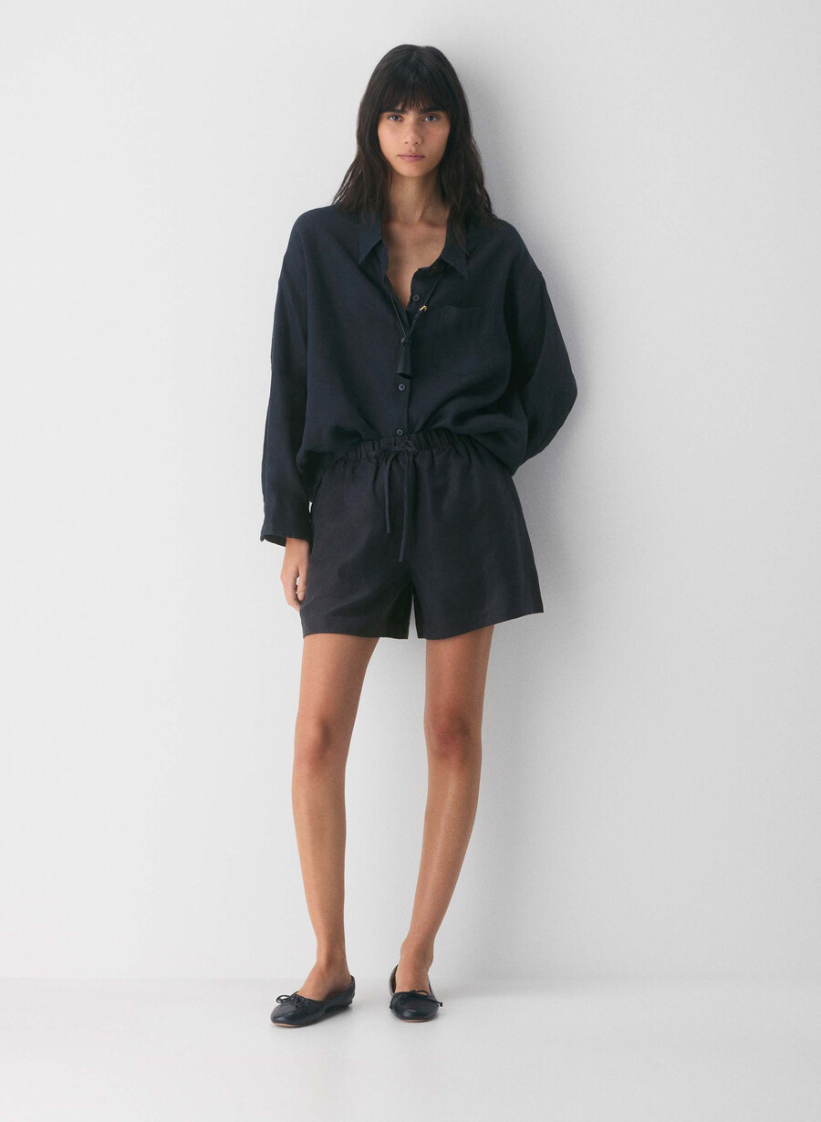 the lodge short mid-thigh - cruiselinen dark navy