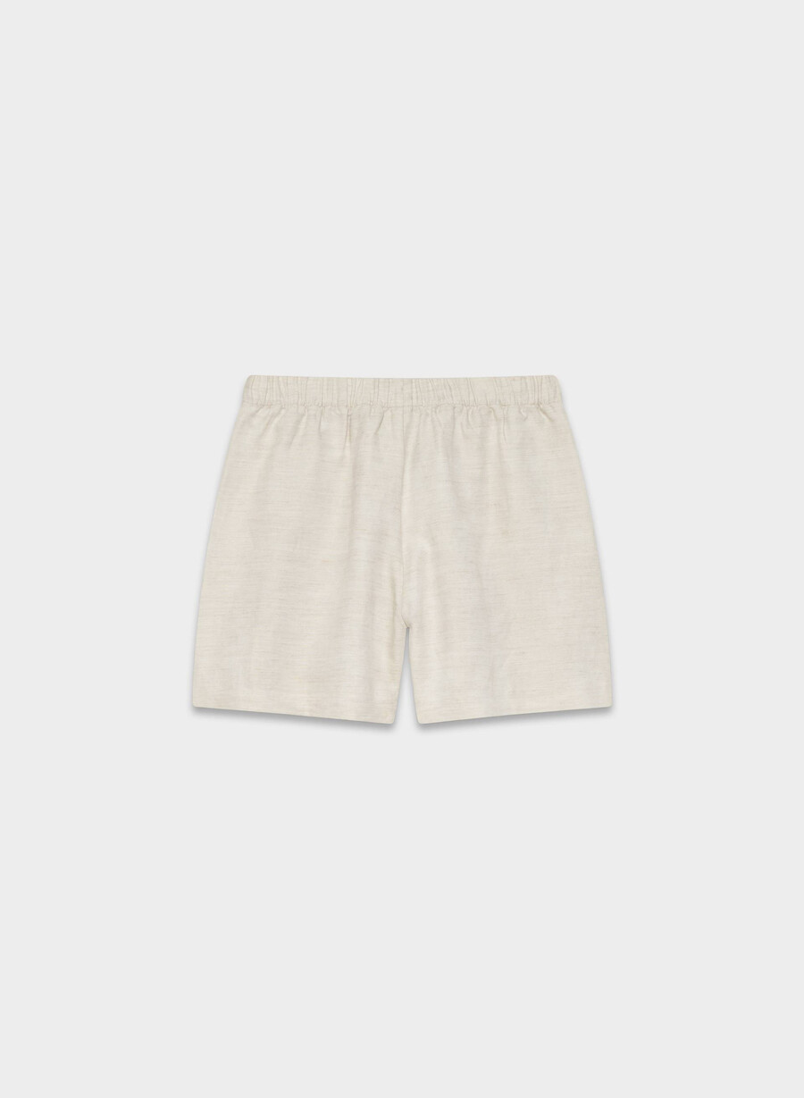 the lodge short mid-thigh - cruiselinen ecru non tinto