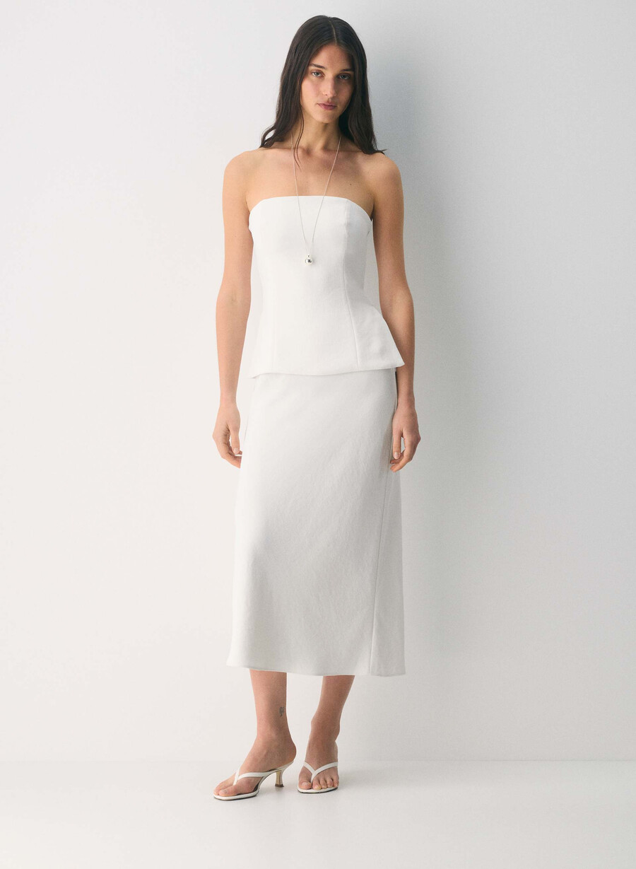 posh tube top - crepette light birch
