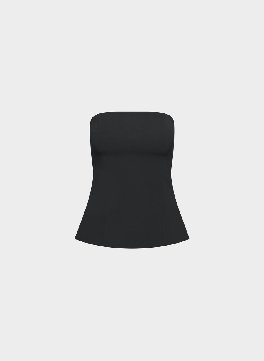 posh tube top - crepette nero