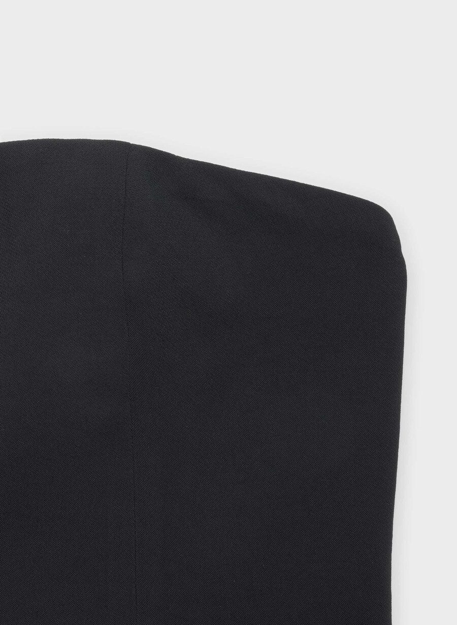 posh tube top - crepette nero