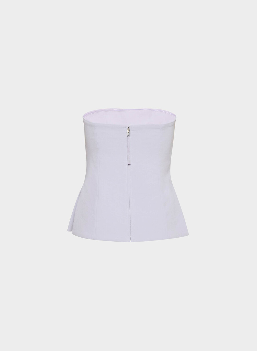 posh tube top - crepette wildflower lilac