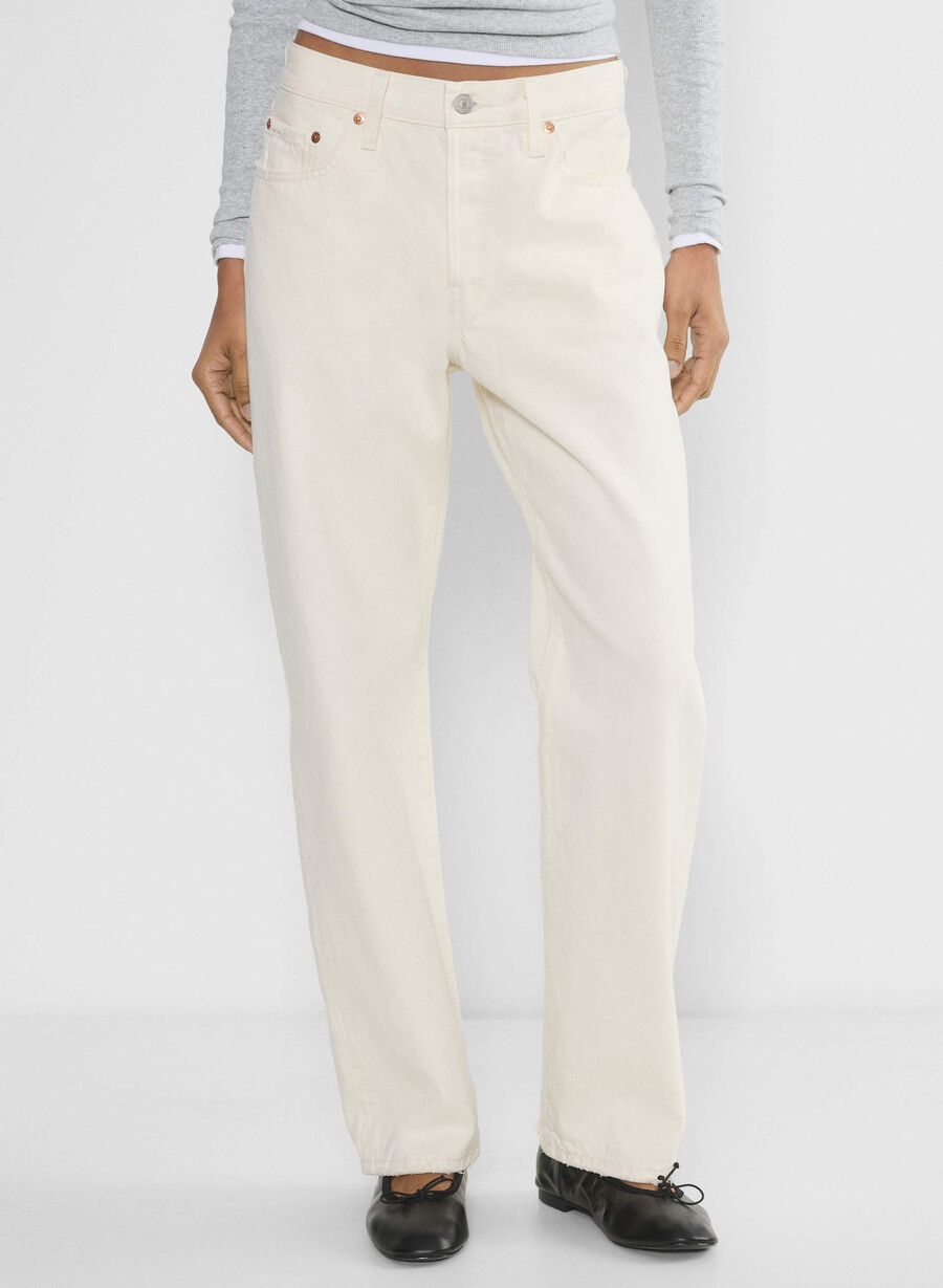 levis 501 90s jean ecru booper no damag