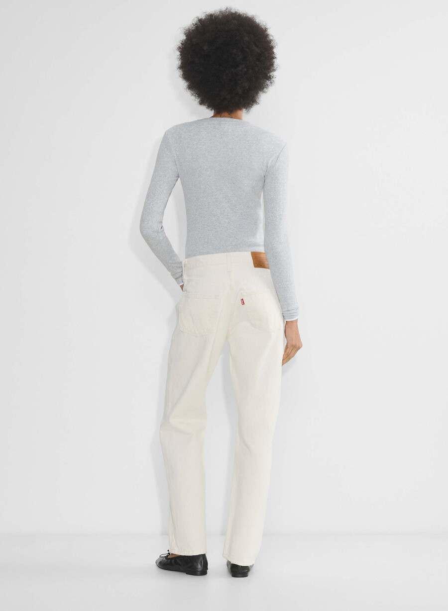 levis 501 90s jean ecru booper no damag