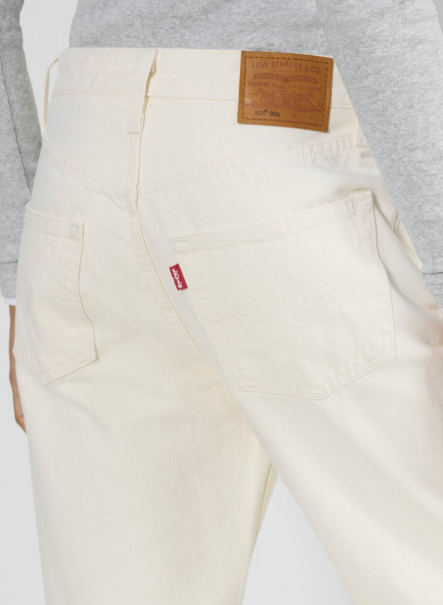 levis 501 90s jean ecru booper no damag