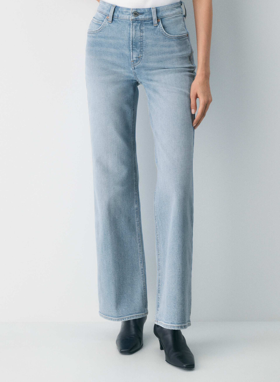 denim forum jeans larghi a vita alta strappati negli anni 90 7 anni bleu taboo