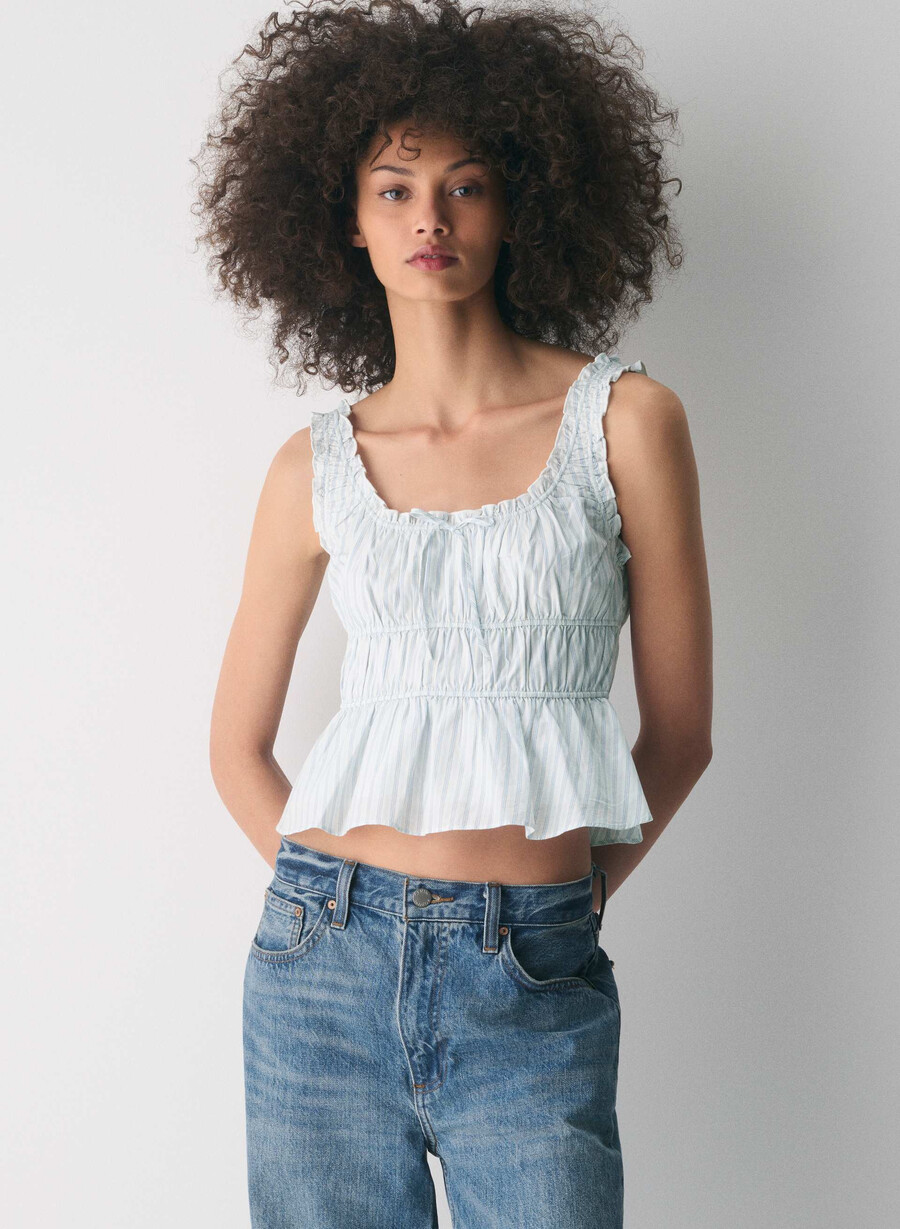 top helena popeline azl strp br wtvl bl