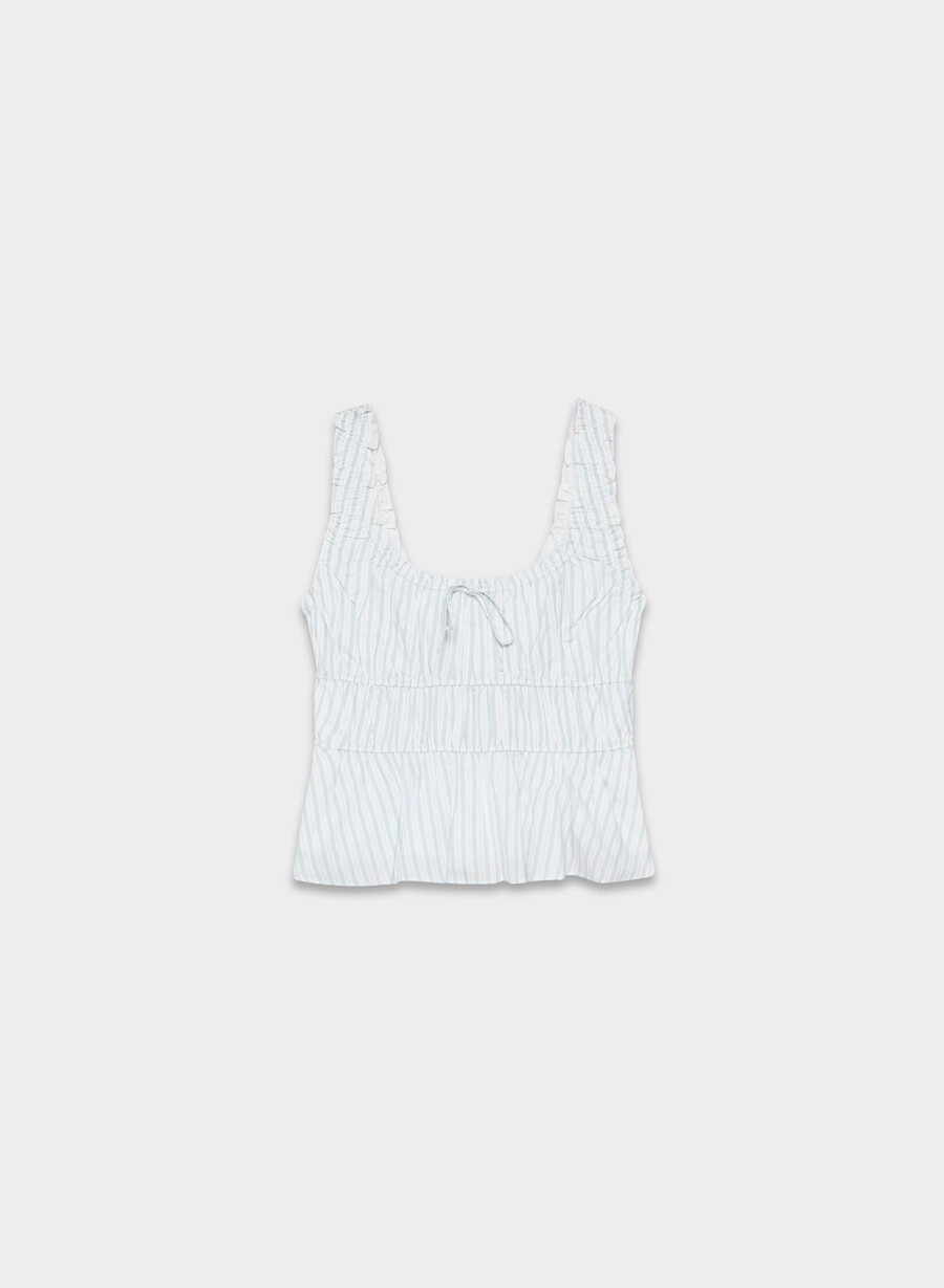top helena popeline azl strp br wtvl bl