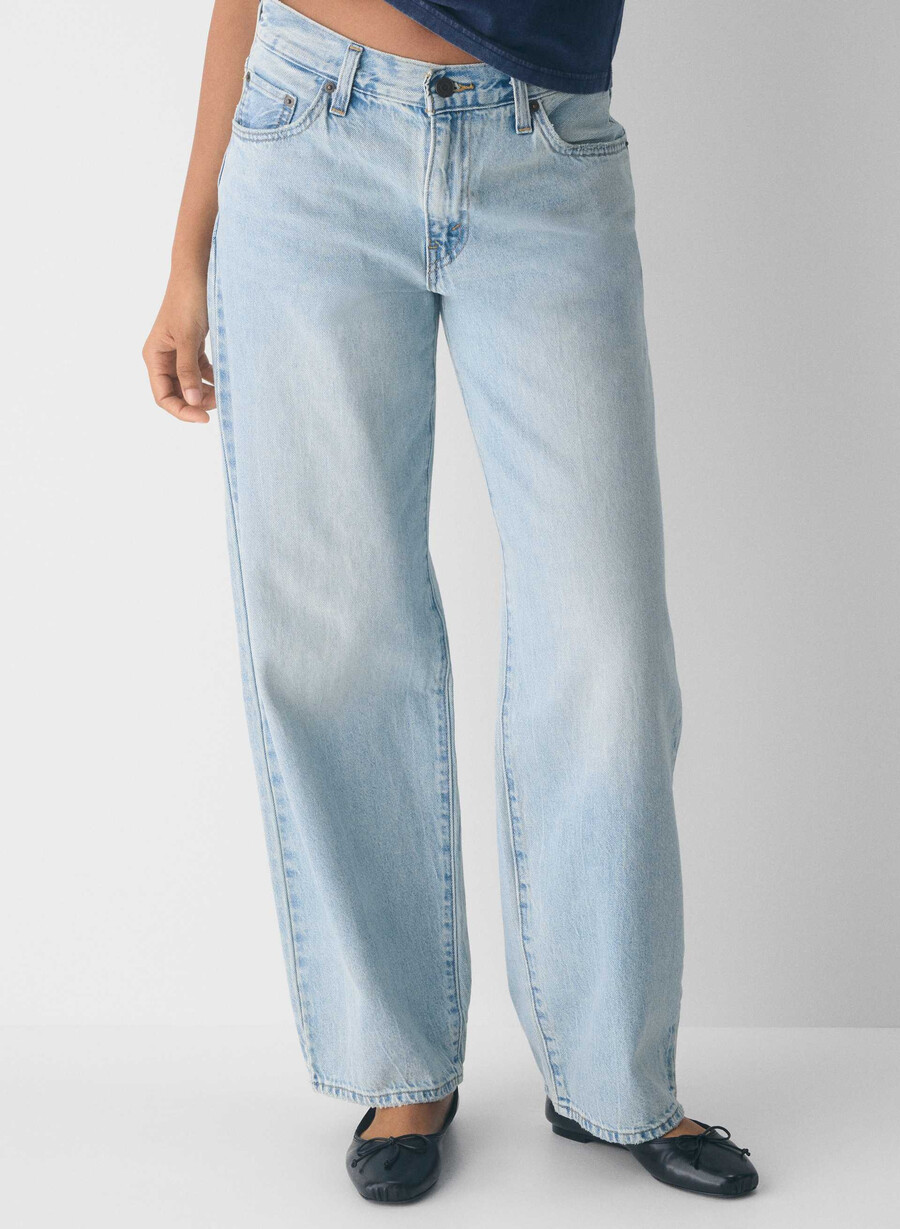 jeans levis baggy dad fan flare