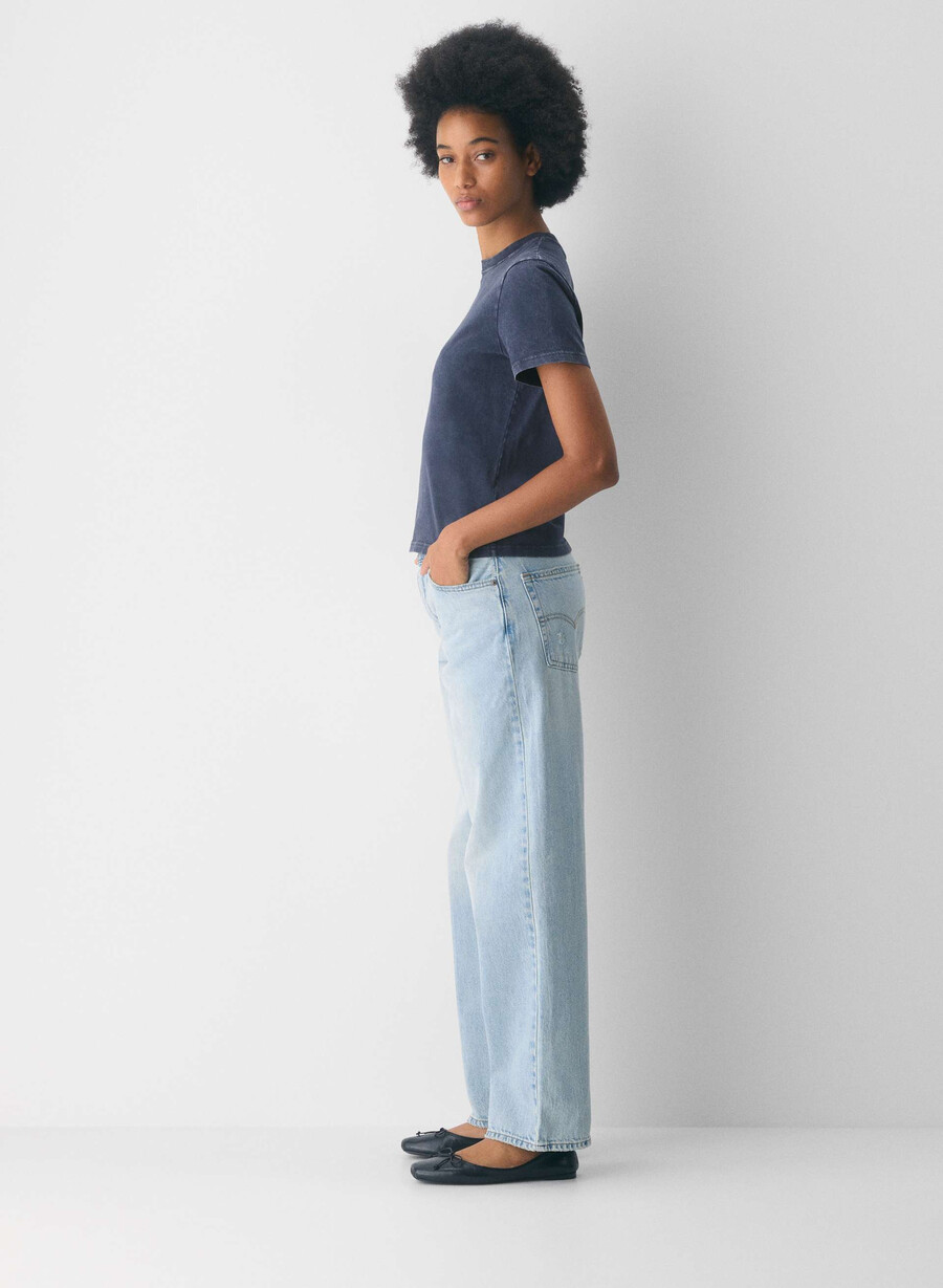 jeans levis baggy dad fan flare