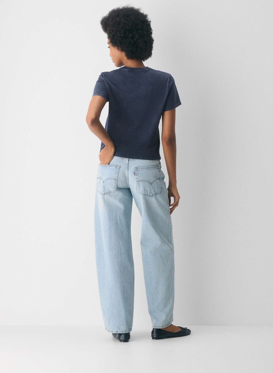 jeans levis baggy dad fan flare