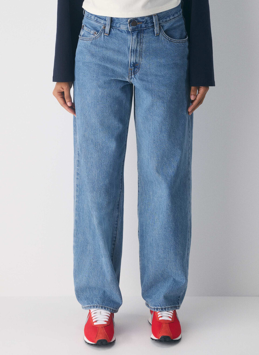 jeans levis baggy dad own it stone