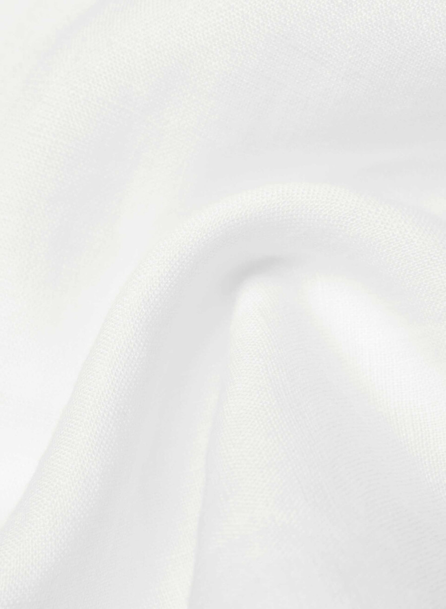 pantaloni in lino charleston bianchi